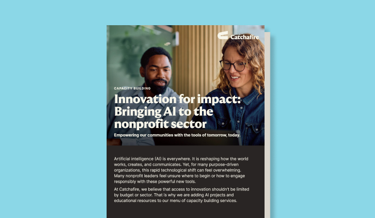 Bringing AI to the nonprofit sector