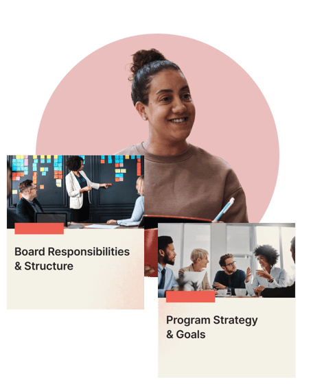 View showing a grantee benefiting from board structure and program strategy on Catchafire. 
